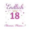 Birthday motif for adult women