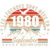 Legendary since September 1980 | September 1980