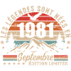 Legendär seit September 1981 | September 1981