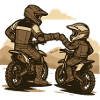 Motocross father and son