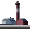Stylized Starfish Lighthouse