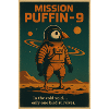 puffin puffin puffin astronaut space