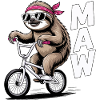 BMX Sloth Rider Bandana