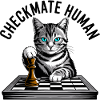 Checkmate Cat Funny Chess Design