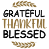 Grateful Thankful Graced Quote