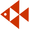 Retro Fish Geometric Design