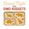 Dino Nuggets Nostalgie Drôle Snack Dinosaure