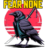 Samurai Raven Fear None Design