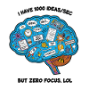 Illustration de brainstorming créative