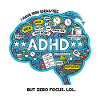 ADHD Brain Chaos Illustration