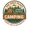 Funny Camping Camper Van Adventure Design