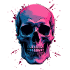 Neon Skull