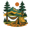 Funny Camping Camper Adventure Campfire