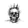King Skull Crown Royal