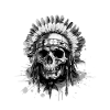 Indian Chief Skull