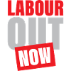 Labour Out Now Bold Protest Design