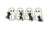 Ghost & Cat – Halloween Fun