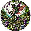 Enchanted Vineyard Fairy Illustration
