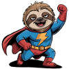 Superhero Sloth