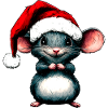 Mice Christmas / Santa Claus Mouse