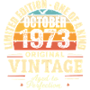 Retro October 1973 - birthday october 1973