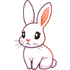 Schöne Kaninchen bunte Illustration