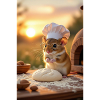 Creative Chef Mouse for Kitchen