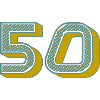 Number 50 Modern Chart