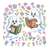 Spooky Ghosts Reading Books Besties Bookish