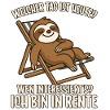 pension pensioner retirement sloth