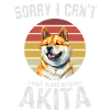 Playful Akita Dog Quote Design