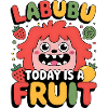 Funny Fruit Monster Cartoon Art