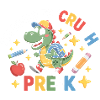 Bereit, Pre K Dinosaurier zu zerquetschen