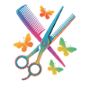 Coiffeur Ciseaux Peigne Papillon