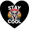 Stay Cool Elephant Retro