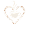 Kaffeetasse Herzdesign