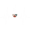 Coffee heartbeat design