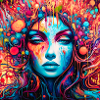 Psychedelic Fairytale Portrait