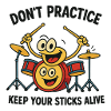 Motivational Music Drummer Design