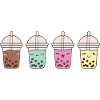 Cute Kawaii Bubble Tea Boba Tea