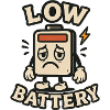 Dead and tired battery – Low Battery
