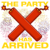 The party has arrived Pyrotechniker Feuerwerk