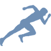 Silhouette minimaliste Sprinter Sprint Racing