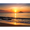 Tropical sunset on the beach