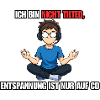 Nicht Tilted Gamer Spruch Design