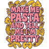 Playful Pasta Invitation Illustration