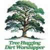 Baumumarmender Dreckflüsterer T-Shirt Design