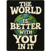 Inspirational Earth Message Graphic