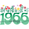 1966 Fleurs 60 Ans Anniversaire Femme