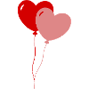 Herz-Luftballons